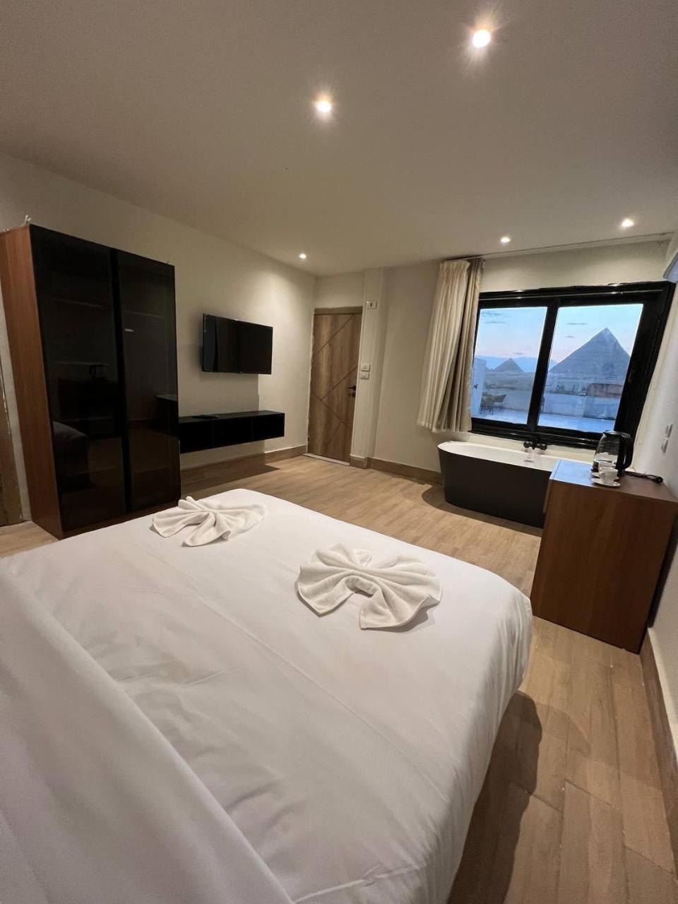 Maro Pyramids Hotel Kafret el-Gabal Eksteriør billede