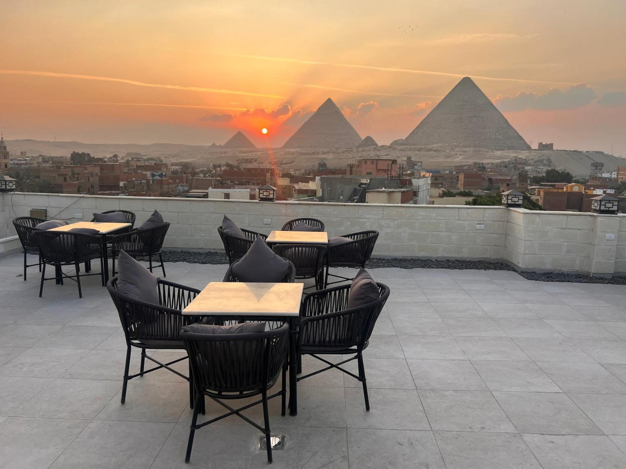 Maro Pyramids Hotel Kafret el-Gabal Eksteriør billede